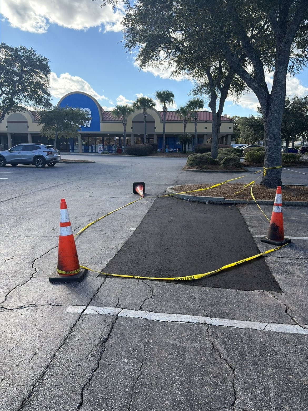 Walkway and curb work