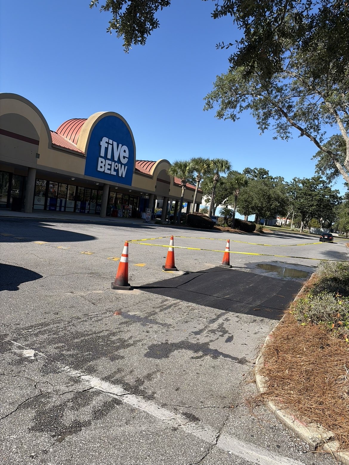 Freshly sealed drive